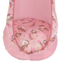 Детское подвесное кресло Polini Kids Кокон Розовый фото №4 — интернет-магазин Desire.md
