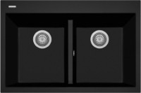 Chiuvetă de bucătărie Plados One ON8420 UG70 Black Matt