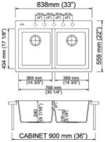 Chiuvetă de bucătărie Plados One ON8420 UM44 Black imaginea #2 — magazin online Desire.md