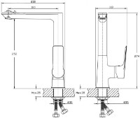 Смеситель для кухни Imprese Loreta 55350 фото №2 — интернет-магазин Desire.md