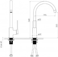 Baterie bucătărie VOLLE Solo (1510.111021) imaginea #2 — magazin online Desire.md
