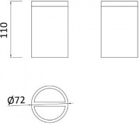 Стакан для зубных щёток Rozzy Jenori Poznan (RJAC025-04WO) фото №2 — интернет-магазин Desire.md