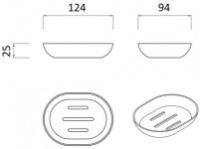 Мыльница Rozzy Jenori Poznan (RJAC025-06WO) фото №2 — интернет-магазин Desire.md