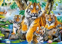 Пазл Castorland 120 Midi Tigers by the Stream (B-13517)