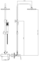 Душевой набор Imprese Loreta T-15350/1 фото №2 — интернет-магазин Desire.md