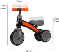 Bicicleta fără pedale Qplay Sweetie Orange imaginea #6 — magazin online Desire.md