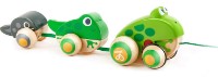 Игрушка каталка Hape Frog Family (E0365)