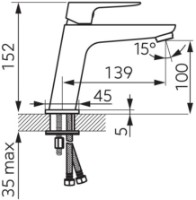 Baterie lavoar Ferro Vitto BVI2VLG imaginea #2 — magazin online Desire.md