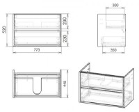Dulap cu lavoar Imprese Laska f3217W imaginea #1 — magazin online Desire.md