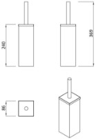 Perie WC Rozzy Jenori First (RJAC020-01SS) imaginea #2 — magazin online Desire.md