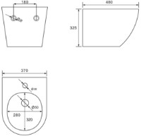Биде VOLLE Amadeus (13-06-256M) фото №2 — интернет-магазин Desire.md