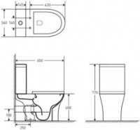 Vas WC VOLLE Cadiz (1339.002000) imaginea #2 — magazin online Desire.md