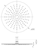 Cap de duș VOLLE Cascada R90 (16008105) imaginea #2 — magazin online Desire.md