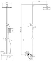 Душевой набор VOLLE Sistema L (1582.090404) фото №2 — интернет-магазин Desire.md