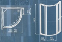 Cabină de duș Aquaform Aqua (12127) imaginea #2 — magazin online Desire.md