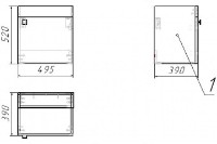 Шкаф с умывальником Rozzy Jenori Atlas (RJFU005-10OK) фото №3 — интернет-магазин Desire.md