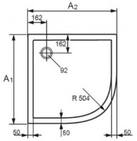 Душевой поддон Huppe Purano (202151055) фото №2 — интернет-магазин Desire.md