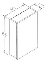 Зеркало для ванной Orka Dinar 55 Teak фото №2 — интернет-магазин Desire.md