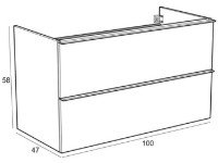Dulap pentru lavoar IKEA Godmorgon (80344094) imaginea #3 — magazin online Desire.md