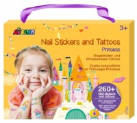 Set autocolante pentru corp și unghii Avenir Nail Stickers and Tattoos (NA218206)
