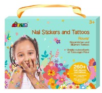 Set autocolante pentru corp și unghii Avenir Nail Stickers and Tattoos (NA218207)