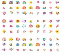 Set autocolante pentru corp și unghii Avenir Nail Stickers and Tattoos (NA218207) imaginea #2 — magazin online Desire.md