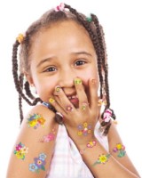 Set autocolante pentru corp și unghii Avenir Nail Stickers and Tattoos (NA218207) imaginea #4 — magazin online Desire.md