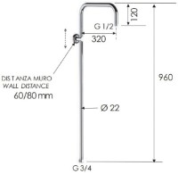 Bara de duș Remer 329X imaginea #2 — magazin online Desire.md