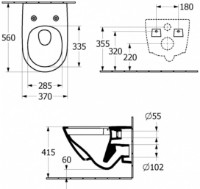 Унитаз Villeroy&Boch Subway 3.0 TwistFlush (4670TS01) фото №2 — интернет-магазин Desire.md