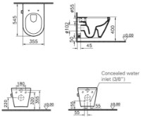 Унитаз Vitra Integra Round (7041B003-1584) фото №2 — интернет-магазин Desire.md