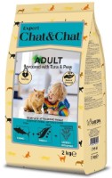Hrană uscată pentru pisici Gheda Chat & Chat Adult Tuna & Peas 2kg