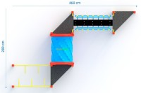 Игровой комплекс PlayPark Arena Kids DS-04 фото №2 — интернет-магазин Desire.md