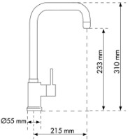 Смеситель для кухни Plados Politek30 UM 42 Titanium фото №2 — интернет-магазин Desire.md