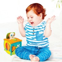 Busy Board Clementoni Peekaboo Activity Cube (17672) imaginea #3 — magazin online Desire.md