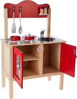 Кухня Viga Red Kitchen with Accessories (50384) фото №3 — интернет-магазин Desire.md