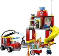 Set de construcție Lego City: Fire Station and Fire Truck (60375)