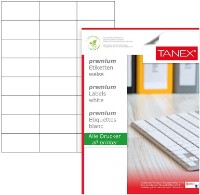 Самоклеящиеся этикетки для принтера Tanex A4/100p 24pcs (TN02037)