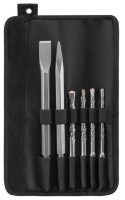 Set de burghie Dnipro-M SDS+ 6pcs (6 8 10 12mm) imaginea #1 — magazin online Desire.md