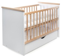 Pătuţ Eucalyptus Harry Premium White (DS-7021)