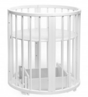 Pătuţ Eucalyptus Olivia White (DS-701) imaginea #2 — magazin online Desire.md