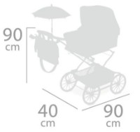 Cărucior pentru păpuși Decuevas Sky (6-82035) imaginea #5 — magazin online Desire.md