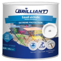 Smalț Brillant ExtremeProtecion 2.5L White imaginea #1 — magazin online Desire.md