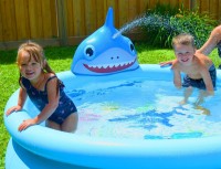 Piscină pentru copii cu fântână SunClub Shark 3D Spray (17822) imaginea #3 — magazin online Desire.md