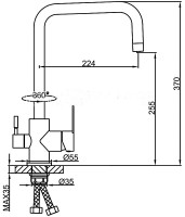 Baterie bucătărie Frap F43801-6 imaginea #2 — magazin online Desire.md