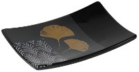 Мыльница Tendance Gingko Stone Black (49791)
