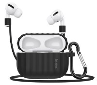 Husă pentru căști Hoco WB20 Fenix for Airpods Pro Black imaginea #2 — magazin online Desire.md