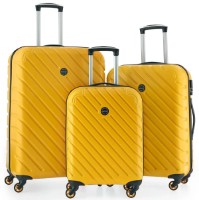 Set de valize CCS 5177 Set Yellow
