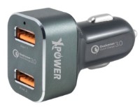 Încărcător auto Xpower 2.1A + Micro-USB Cable 2USB Black