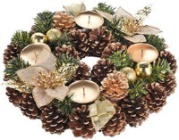 Suport pentru lumânări Christmas D28сm (11089)