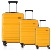 Комплект чемоданов CCS 5225 Set Yellow фото №1 — интернет-магазин Desire.md